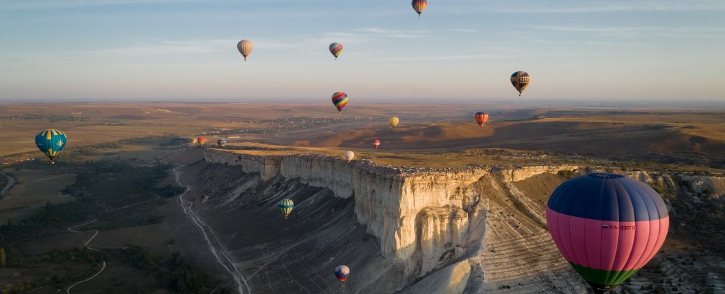 Фестиваль воздушных шаров, Белогорск - Фото с квадрокоптера