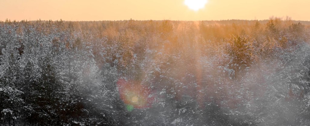 Закат,  - Фото с квадрокоптера