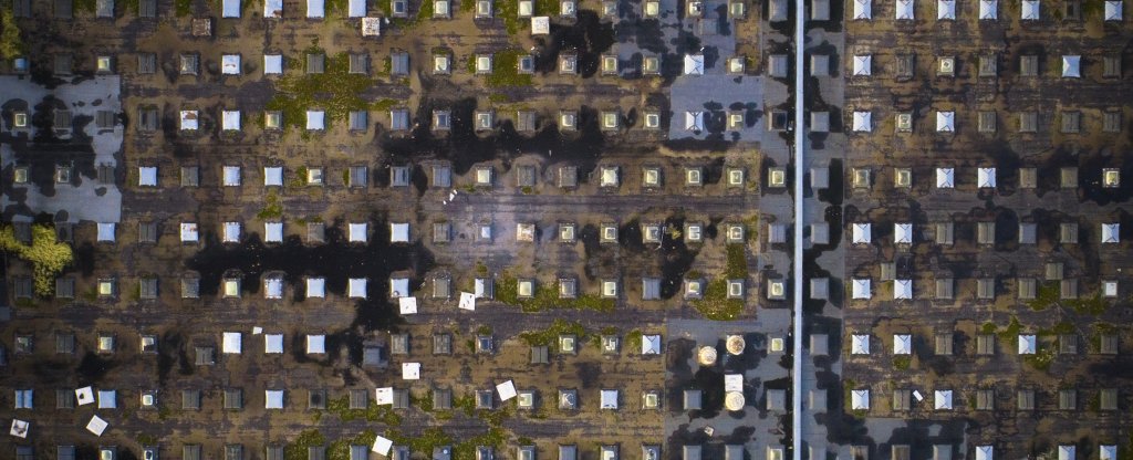 Минимализм,квадрат,город,  - Фото с квадрокоптера