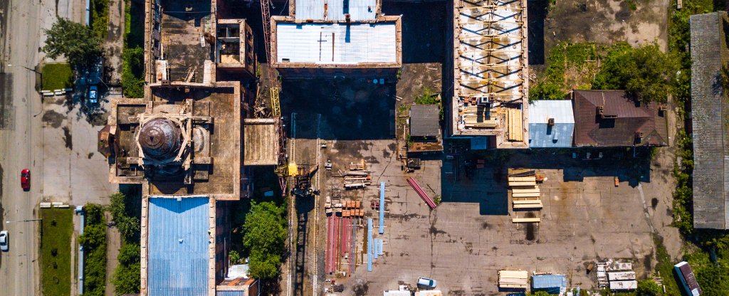 Томский военно­-медецинский институ­т, Томск - Фото с квадрокоптера