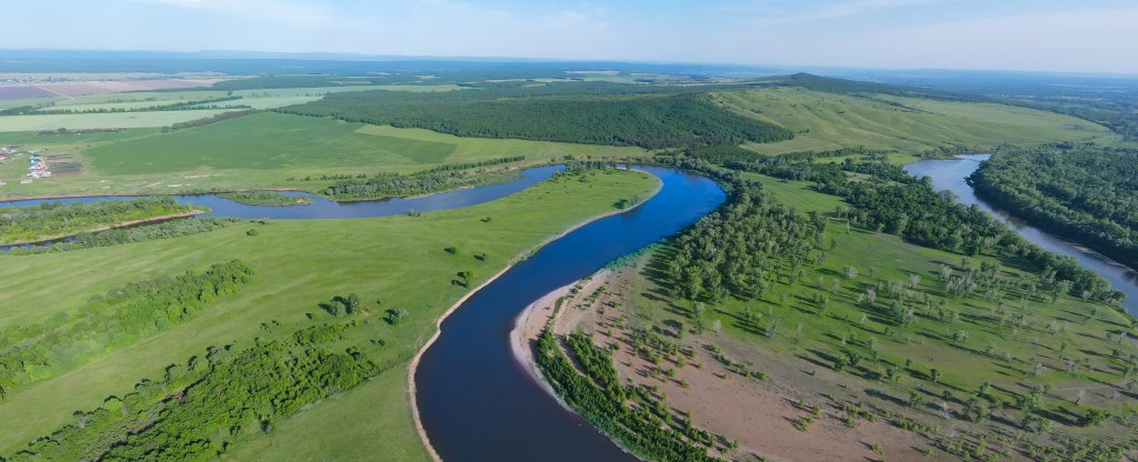 Долина реки,  - Фото с квадрокоптера