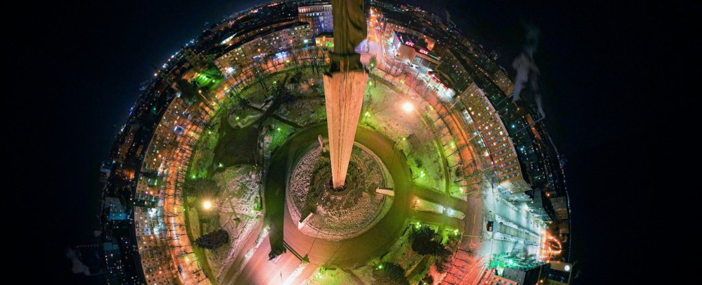 Площадь победы. Калуга., Калуга - Фото с квадрокоптера