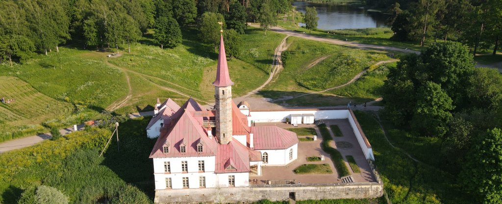 Приоратский дворец,  - Фото с квадрокоптера