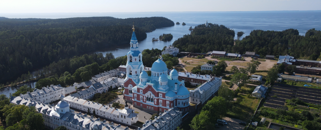 Валаамский монастырь,  - Фото с квадрокоптера