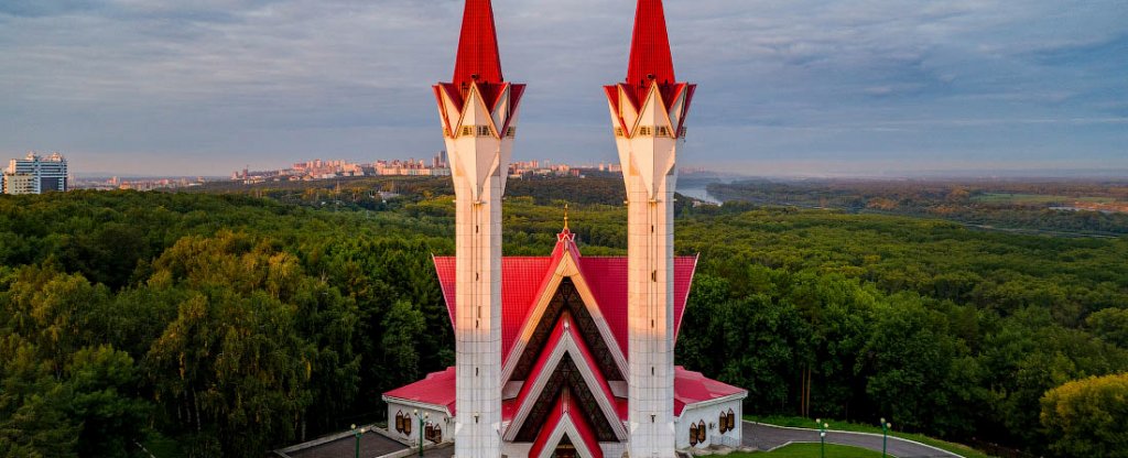 Исламский культурный-образовательный центр, Уфа - Фото с квадрокоптера