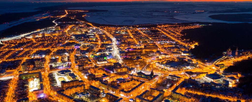 Ханты-Мансийск с высоты, Ханты-Мансийск - Фото с квадрокоптера