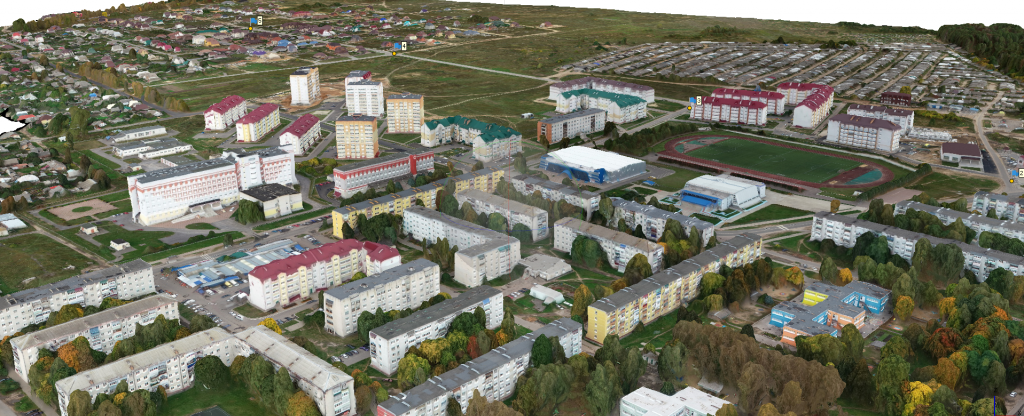 3D МОДЕЛИРОВАНИЕ ГОРОДСКОЙ ТЕРРИТОРИИ, Клинцы - Фото с квадрокоптера