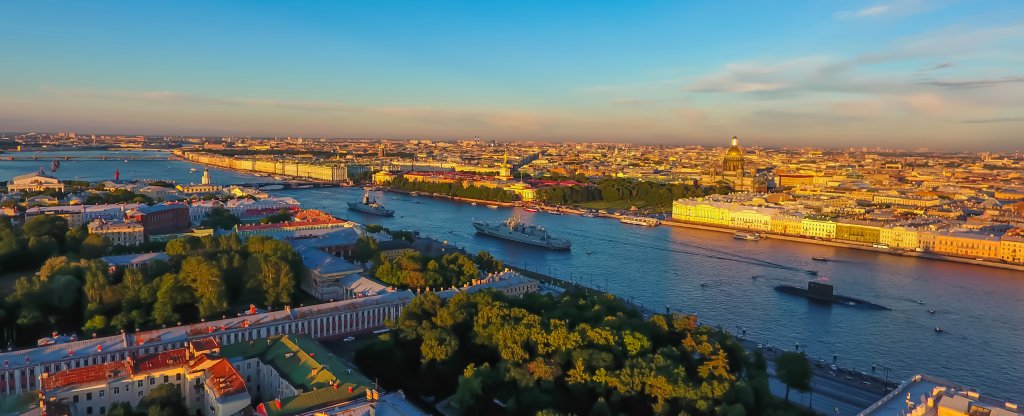 День ВМФ в Санкт-Петербурге,  - Фото с квадрокоптера