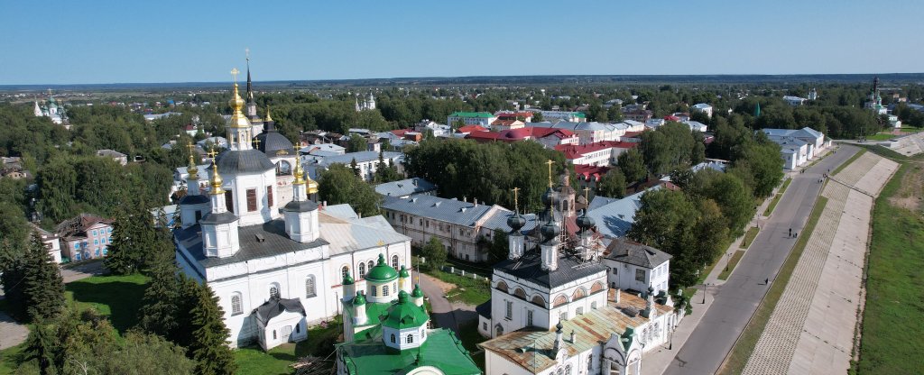 Великий Устюг,  - Фото с квадрокоптера