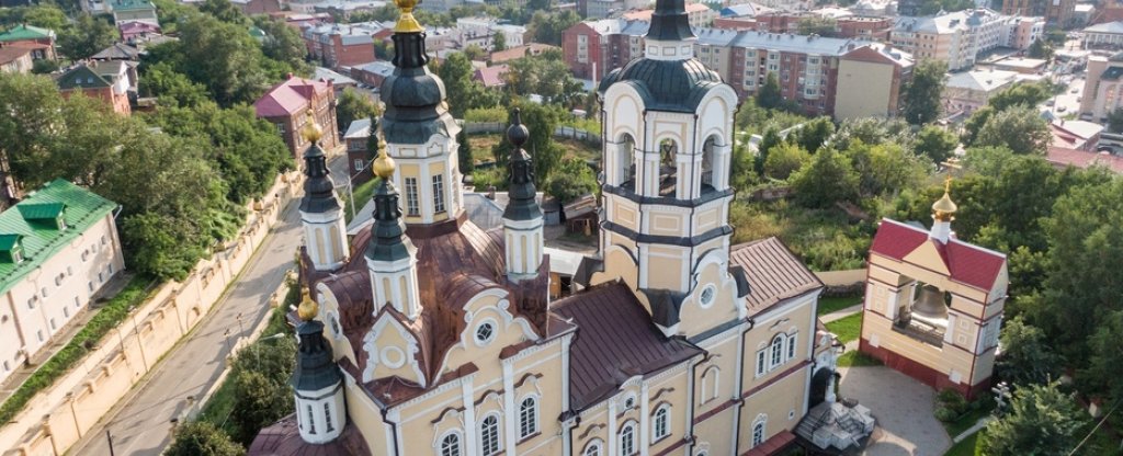 Церковь, Томск - Фото с квадрокоптера