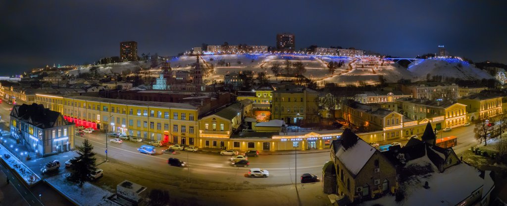 Панорама Нижнего Новгорода,  - Фото с квадрокоптера
