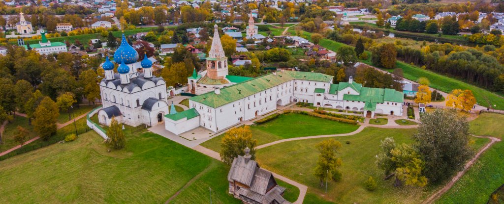 Суздаль Кремль,  - Фото с квадрокоптера