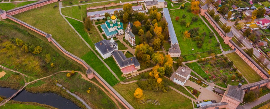 Суздаль Спасо-Евфимиев монастырь,  - Фото с квадрокоптера