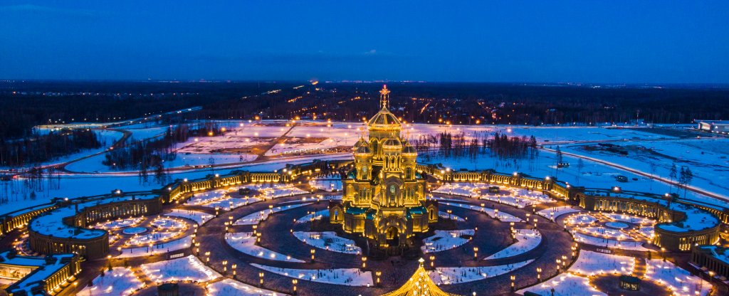 Главный Храм Вооруженных Сил РФ,  - Фото с квадрокоптера