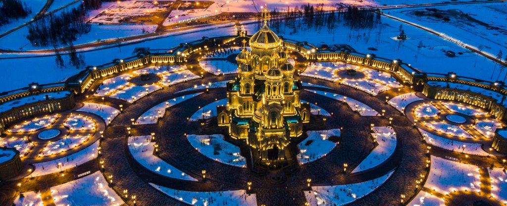 Главный Храм Вооруженных Сил РФ,  - Фото с квадрокоптера