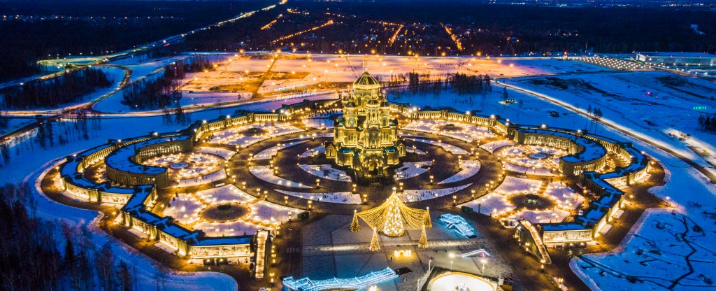 Главный Храм Вооруженных Сил РФ,  - Фото с квадрокоптера