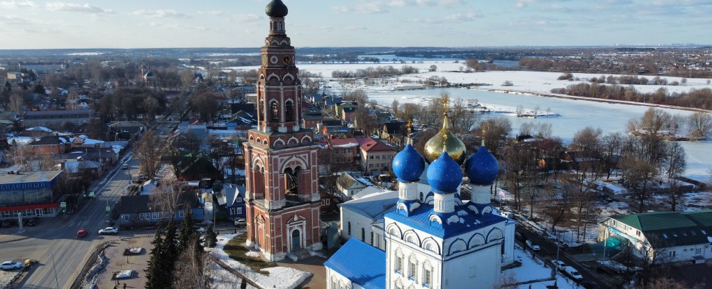 Архангельский храм, Бронницы - Фото с квадрокоптера