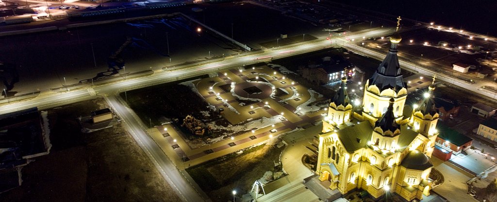 Александро-Невский Новоярмарочный собор, Нижний Новгород - Фото с квадрокоптера