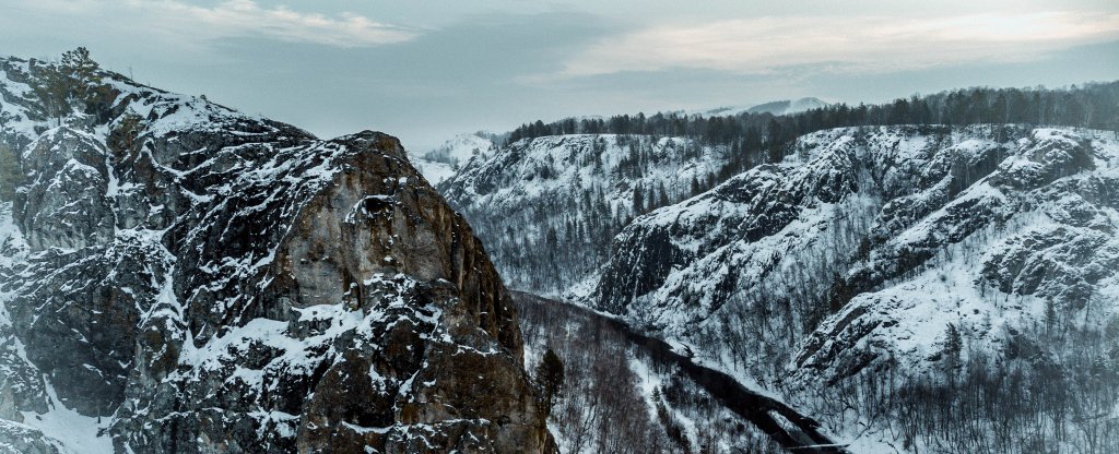 Мурадымовское ущелье, Мраково - Фото с квадрокоптера