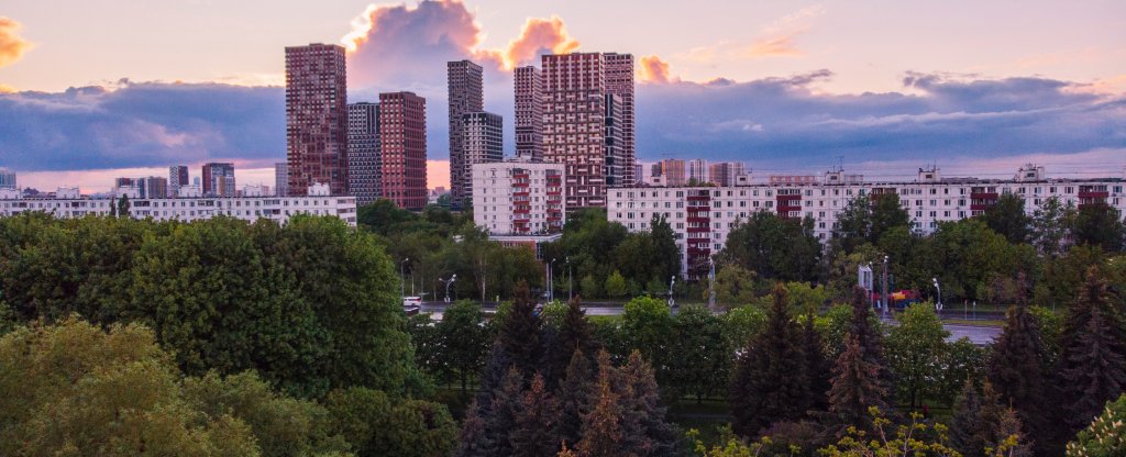 Сиреневый парк Москва, Москва - Фото с квадрокоптера