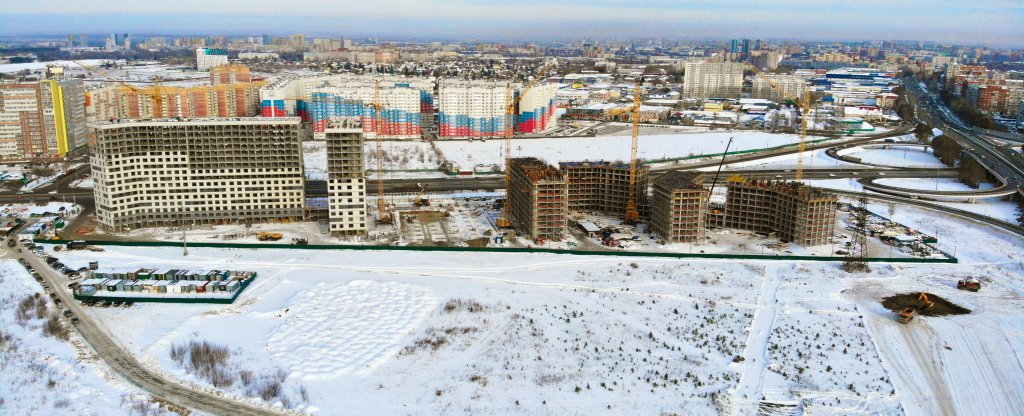 Строительство жилого квартала 