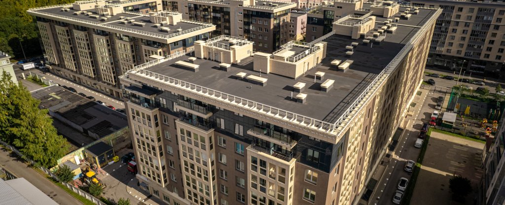 ЖК Резиденция на В.О. в СПб, Санкт-Петербург - Фото с квадрокоптера