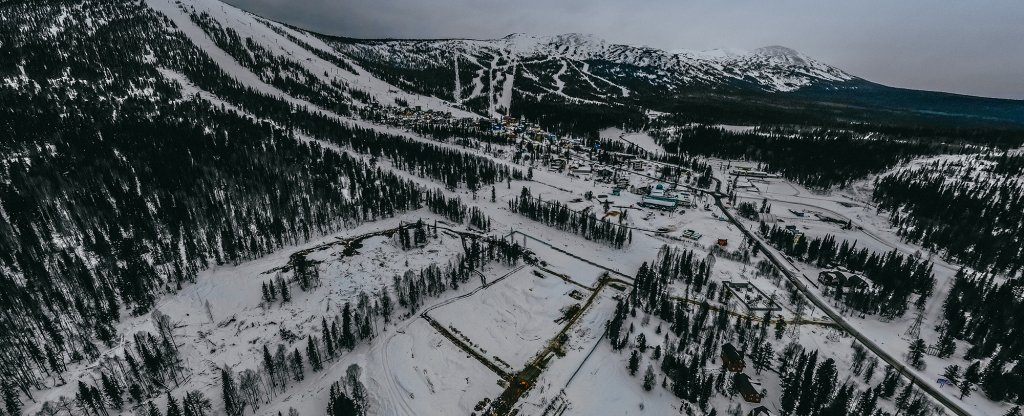 УГМК Застройщик Шерегеш, Шерегеш - Фото с квадрокоптера