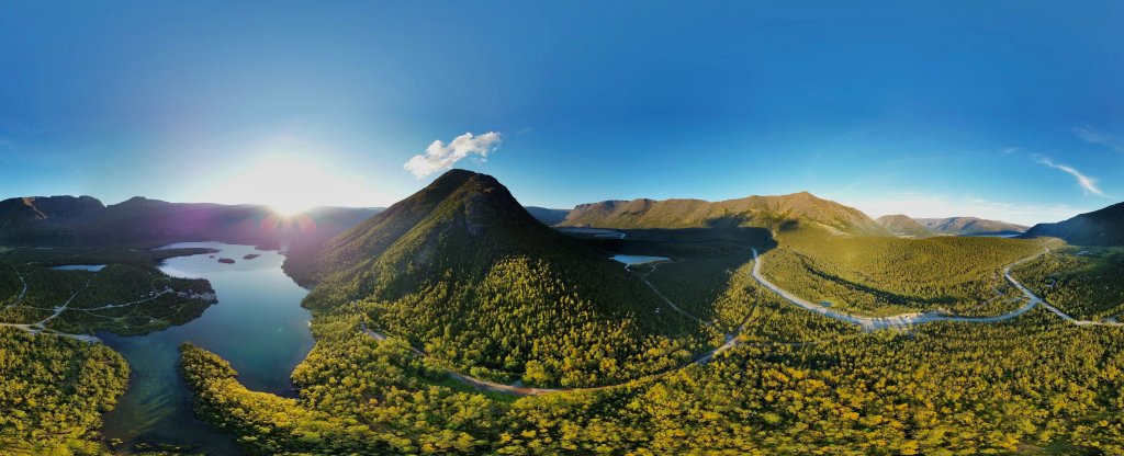 Озеро Малый Вудъядрв, Кировск - Фото с квадрокоптера