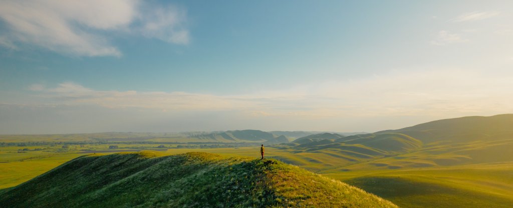 Долгие горы, июнь, Саракташ - Фото с квадрокоптера