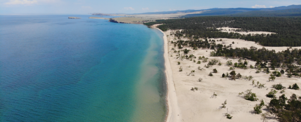 Сарайский пляж,  - Фото с квадрокоптера