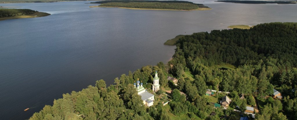 Озеро Селигер, Осташков - Фото с квадрокоптера