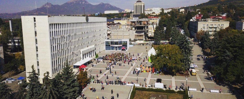 Мероприятие “Kavkaz Run”, Пятигорск - Фото с квадрокоптера