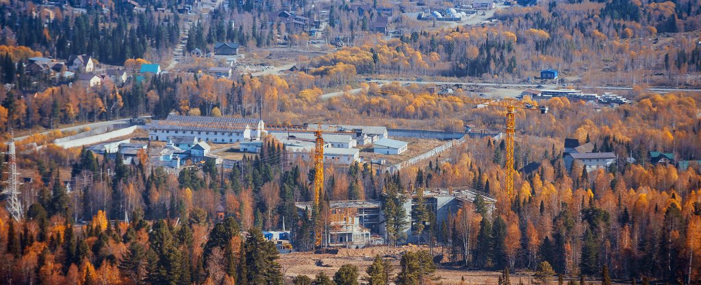 УГМК Шерегеш  2023, Шерегеш - Фото с квадрокоптера