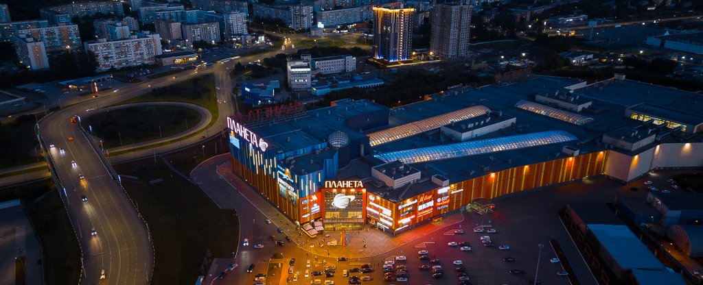 ТЦ Планета Новокузнецк 2025, Новокузнецк - Фото с квадрокоптера