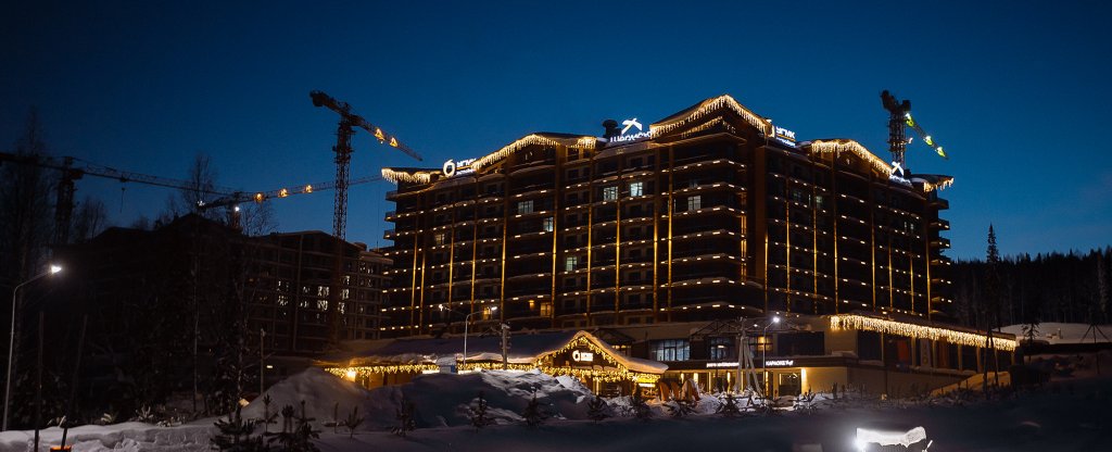 Апарт-отель Шермонт УГМК 2025, Шерегеш - Фото с квадрокоптера