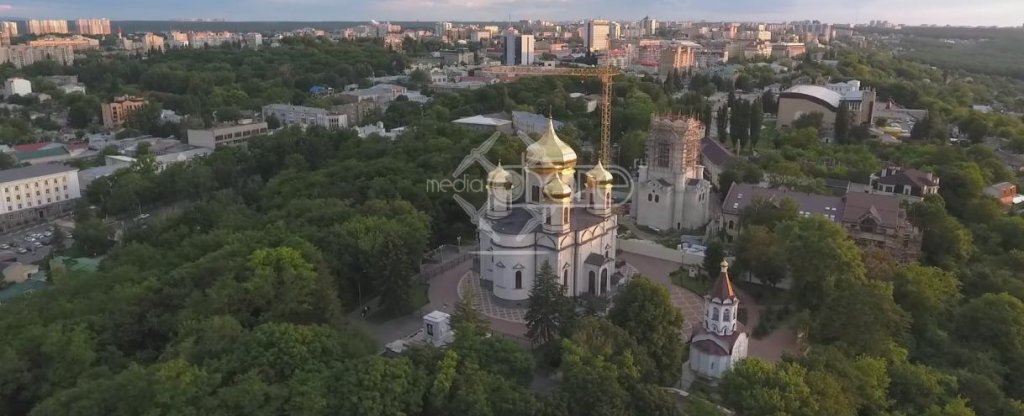 Казанский собор в Ставрополе, Ставрополь - Фото с квадрокоптера