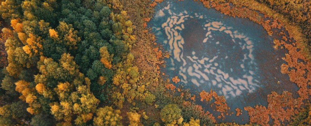 природный фрактал, Нижний Новгород - Фото с квадрокоптера