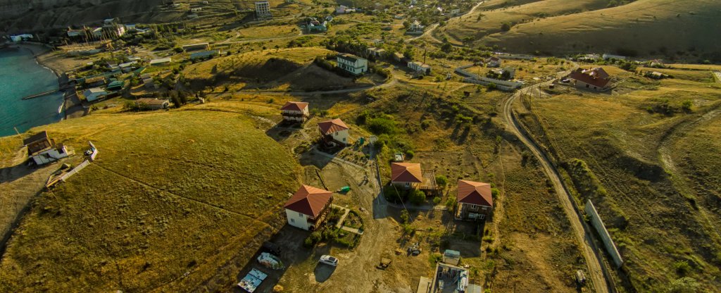 Бугаз. Мыс Меганом. Крым.,  - Фото с квадрокоптера