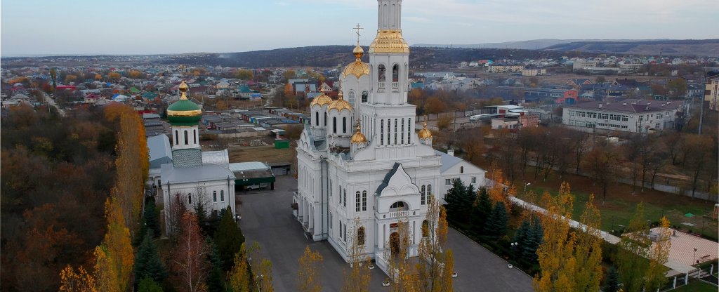 Церковь с квадрокоптера