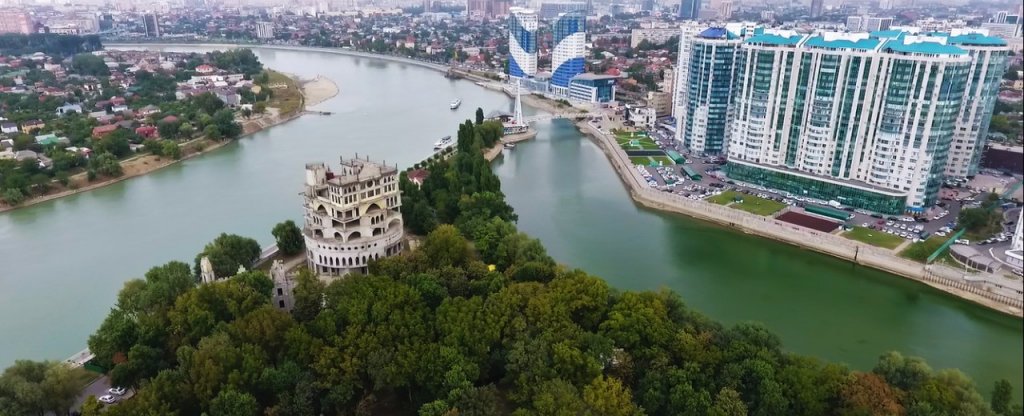 Заброшенный дом, Краснодар - Фото с квадрокоптера