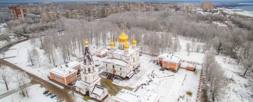 Храм в Череповце,  - Фото с квадрокоптера