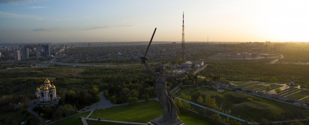 Мамев Курган,  - Фото с квадрокоптера