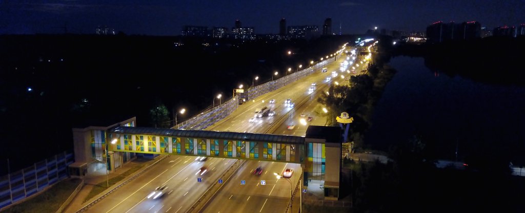 МКАД,  - Фото с квадрокоптера