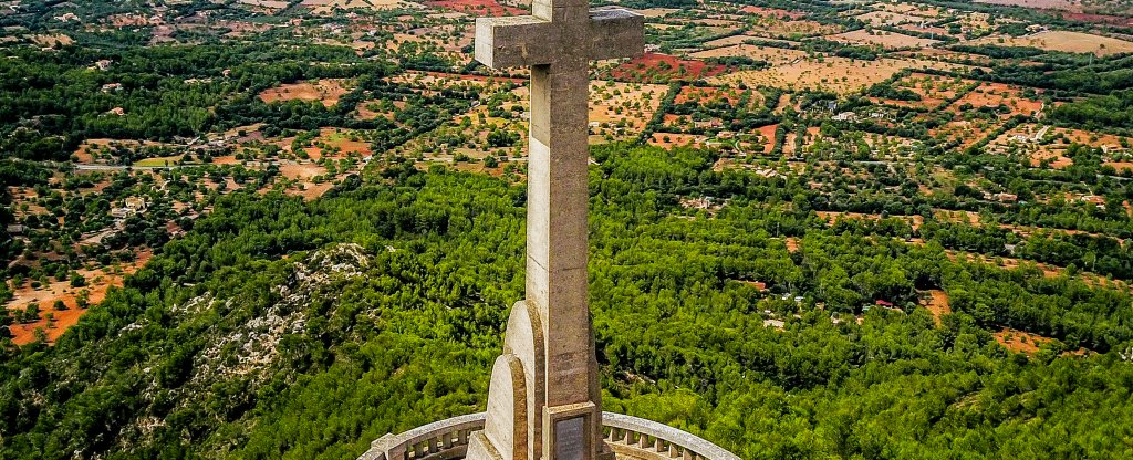 Sanctuary of sant-salvador,  - Фото с квадрокоптера