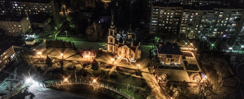 Храм, Азов - Фото с квадрокоптера