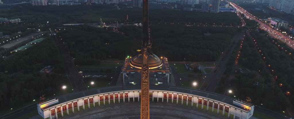 Поклонная гора в Москве, Москва - Фото с квадрокоптера