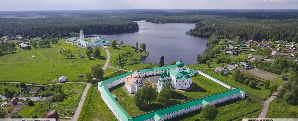 Александро-Свирский монастырь, Санкт-Петербург - Фото с квадрокоптера