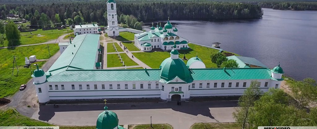 Александро-Свирский монастырь, Санкт-Петербург - Фото с квадрокоптера