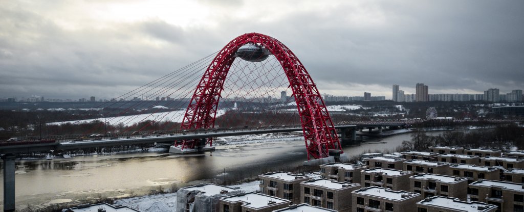 Чем ярче горят мосты за спиной, тем ярче дорога впереди.,  - Фото с квадрокоптера