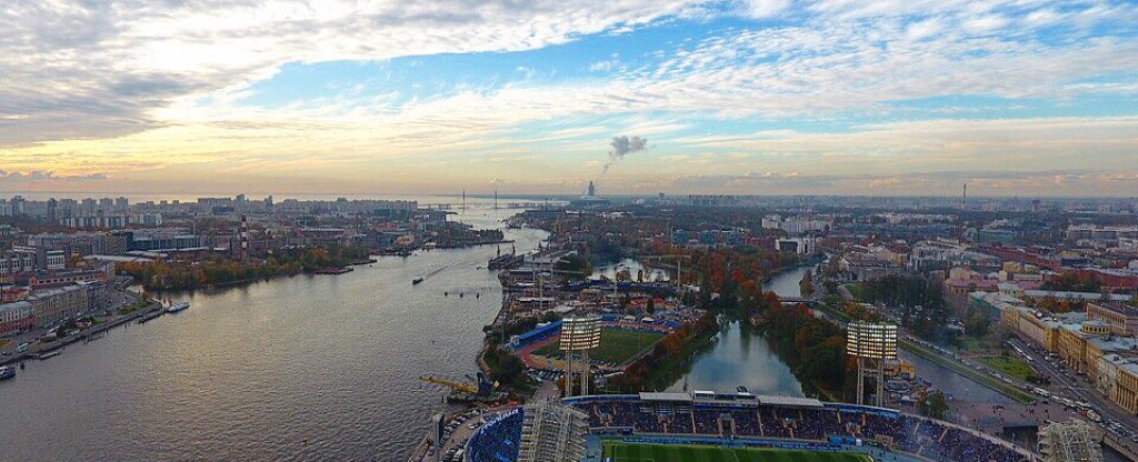 Санкт петербург с квадрокоптера фото